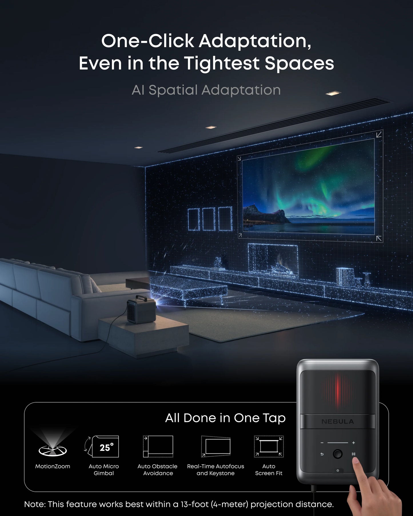Nebula X1 | 4K Triple Laser Projector with Dolby Audio
