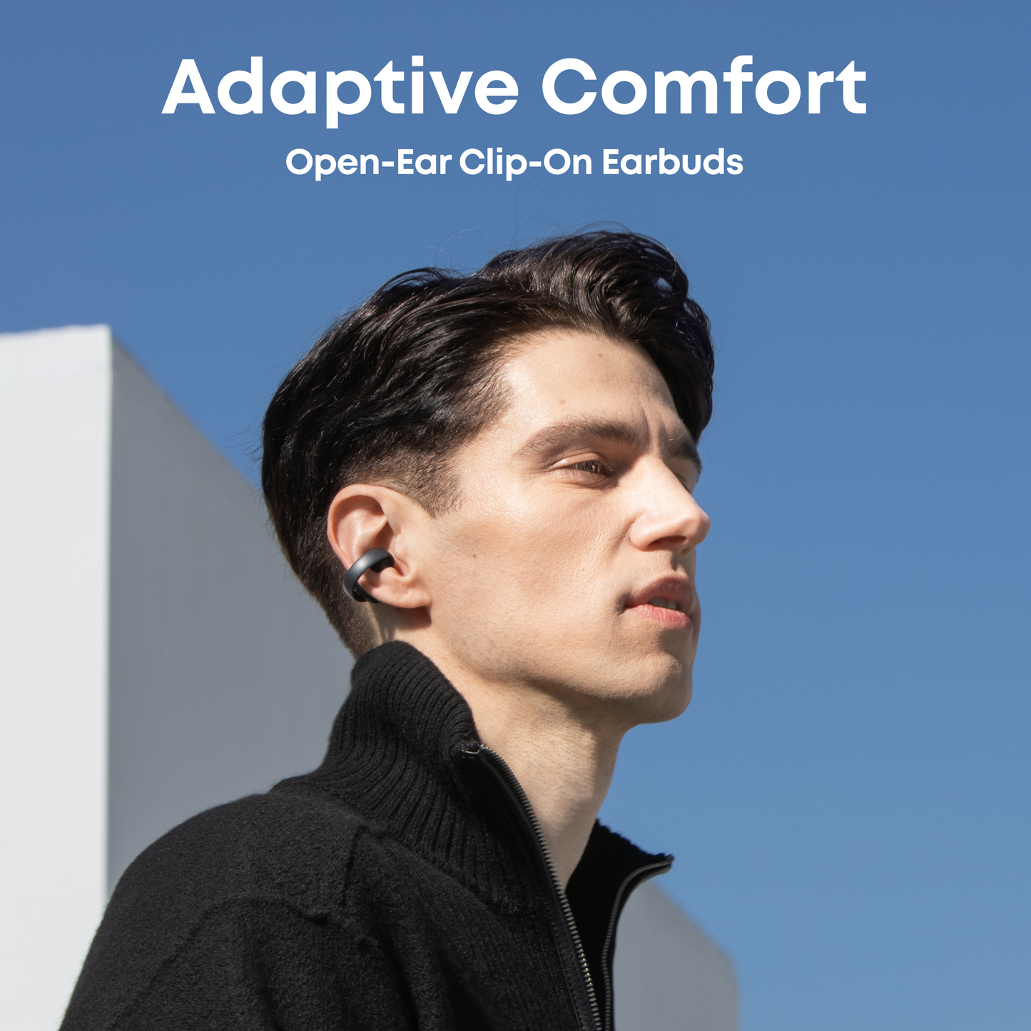AeroClip | Słuchawki z klipsem open-ear i adaptacyjnym komfortem