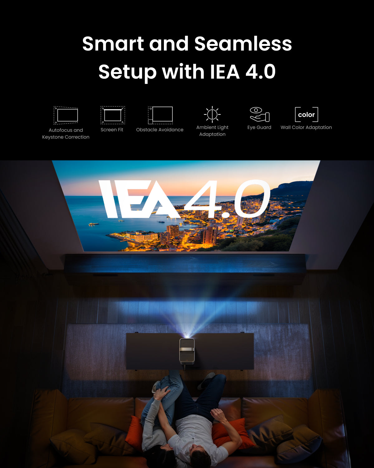 Cosmos 4K SE | Dolby Vison Projector with Google TV