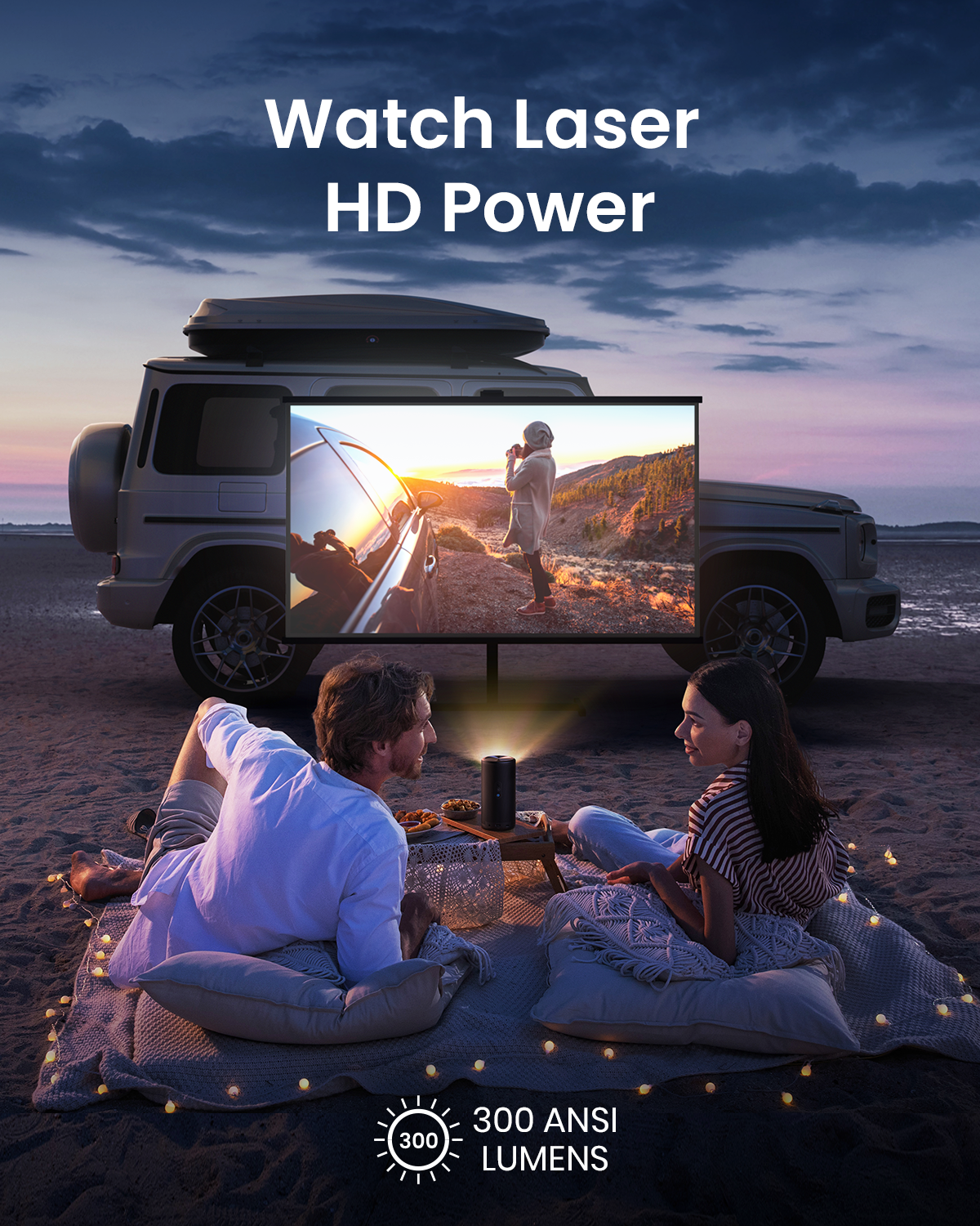 Capsule 3 Laser | Laser-Powered Mini Projector