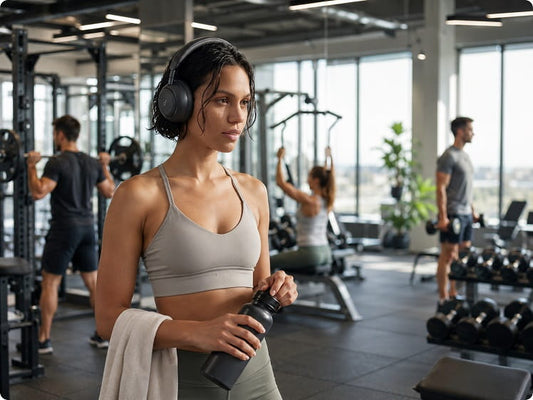 Trening ze sluchawkami