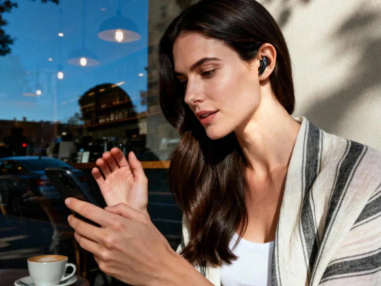 Wireless Earbuds with Display
