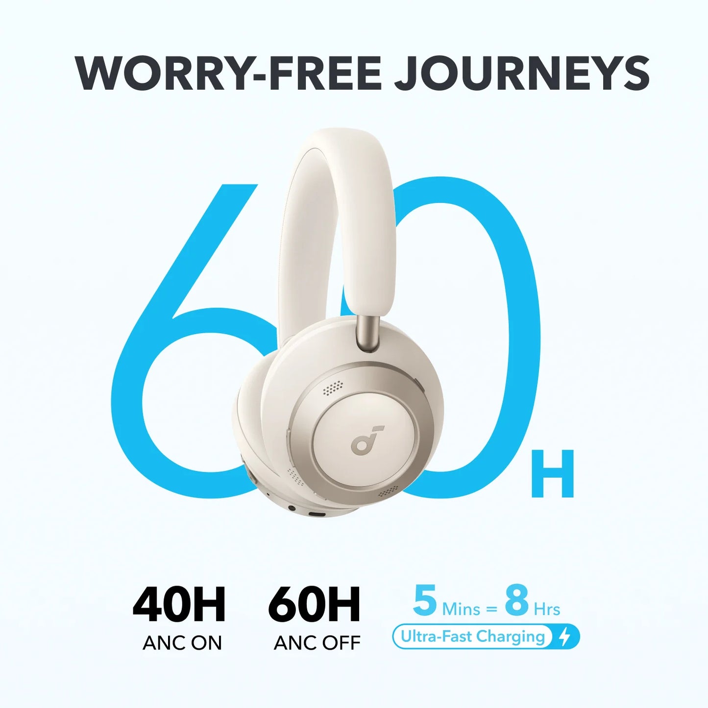 Space One Pro | Foldable Over-Ear Headphones