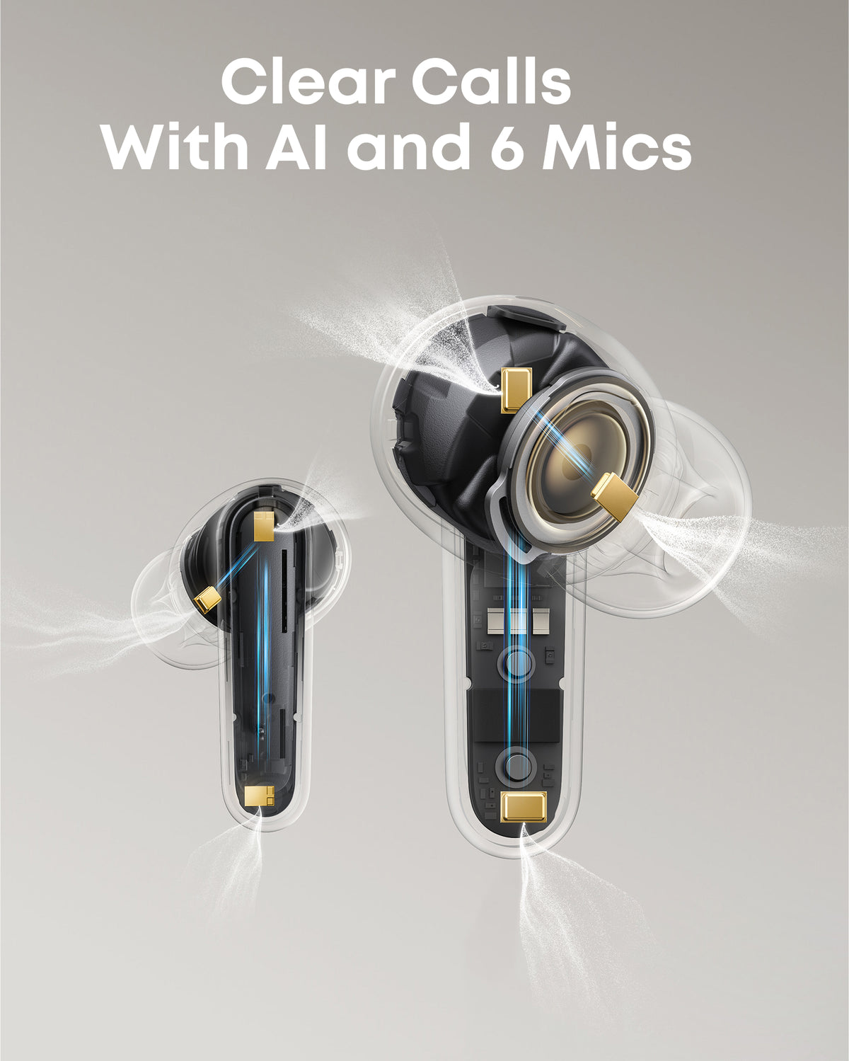 P41i | Wireless Earbuds with Portable Phone Charger (No Lightning Adapter)
