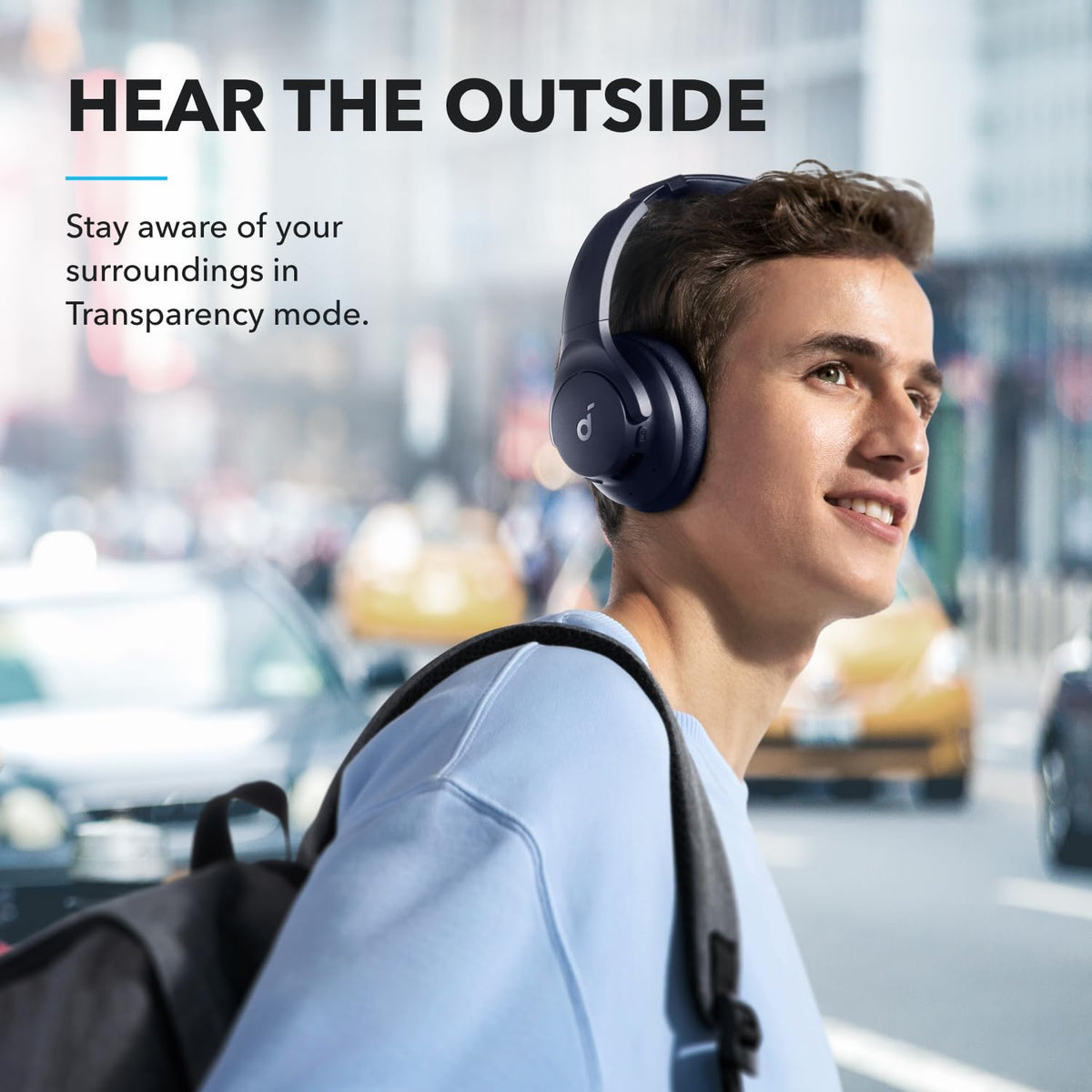 Soundcore Q20i, Noise Cancelling Headphones with Hi-Res Audio 