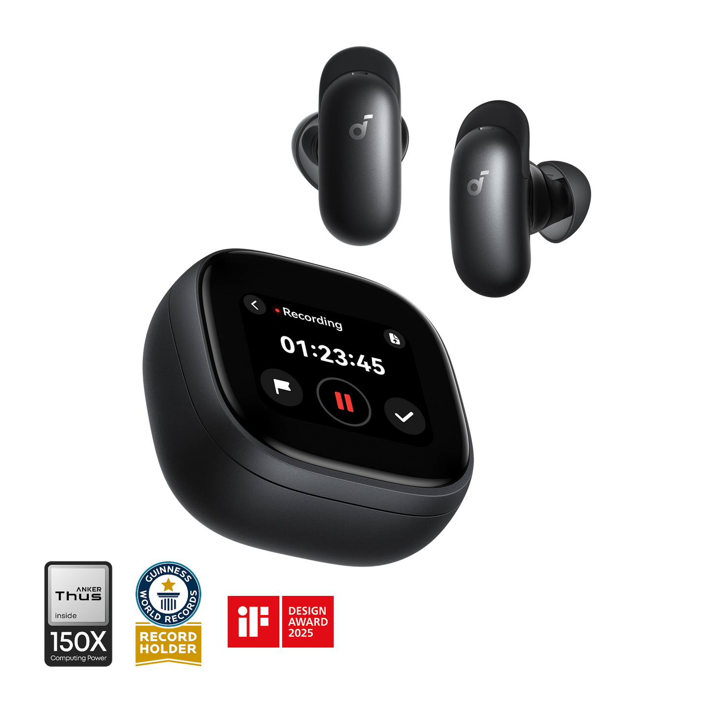 Liberty 5 Pro Max | AI Recording Earbuds with Smart Case