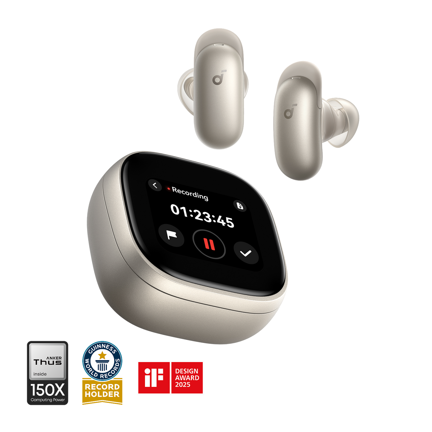 Liberty 5 Pro Max | AI Recording Earbuds with Smart Case