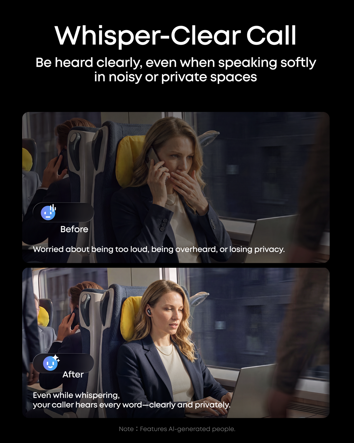 Liberty 5 Pro Max | AI Recording Earbuds with Smart Case