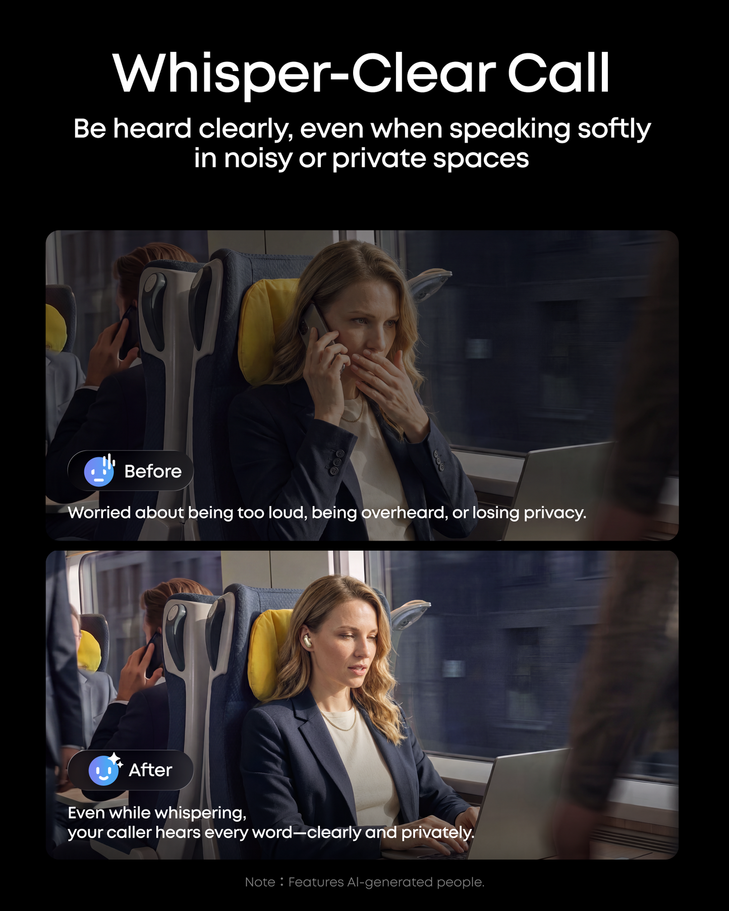 Liberty 5 Pro Max | AI Recording Earbuds with Smart Case