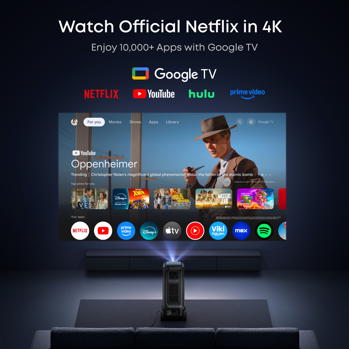 Nebula X1 Pro 4K Projector | World's First Mobile Theater Station