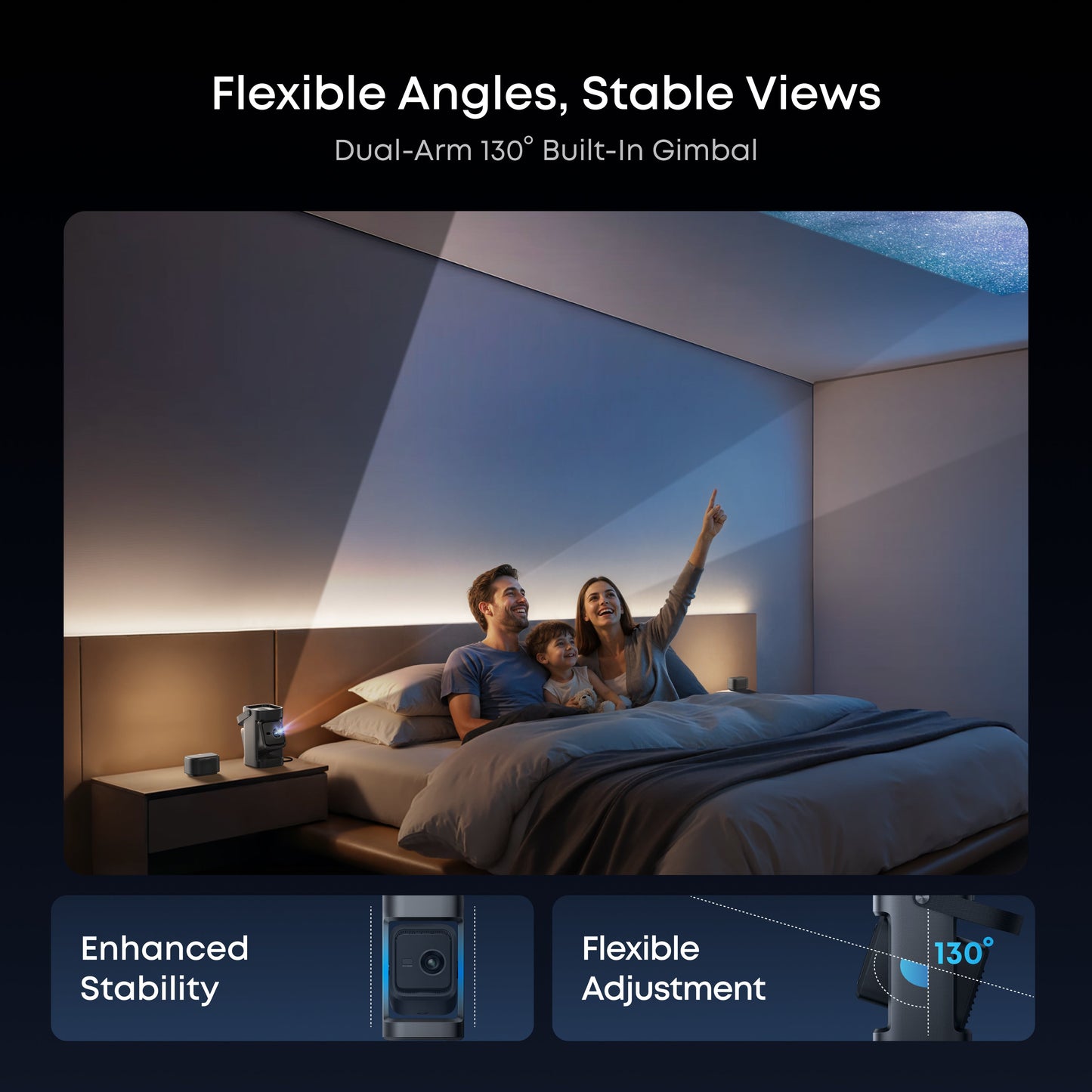 soundcore Nebula P1 | Pierwszy na świecie przenośny projektor z odłączanymi głośnikami