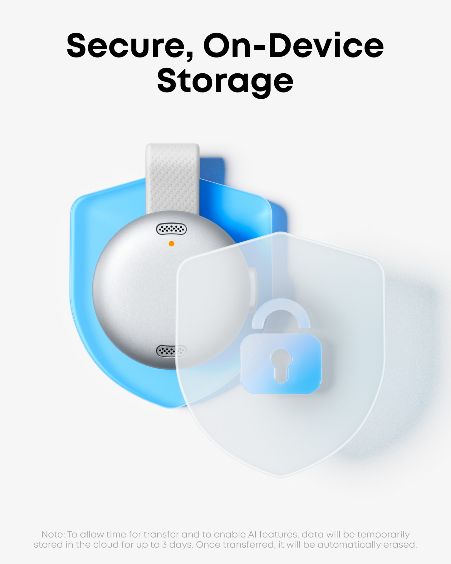 soundcore Work | The World's First Coin-Sized AI Voice Recorder