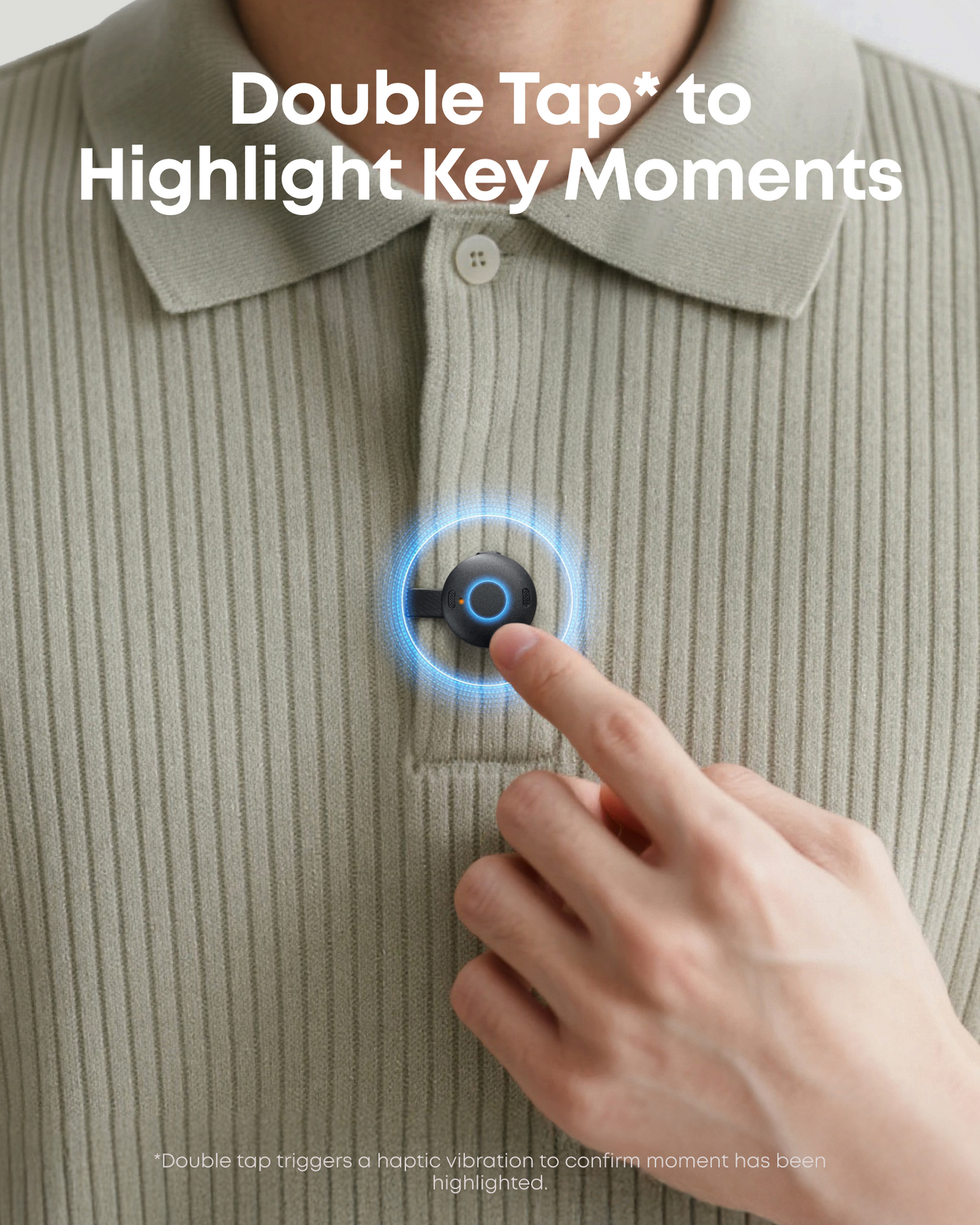 soundcore Work | The World's First Coin-Sized AI Voice Recorder