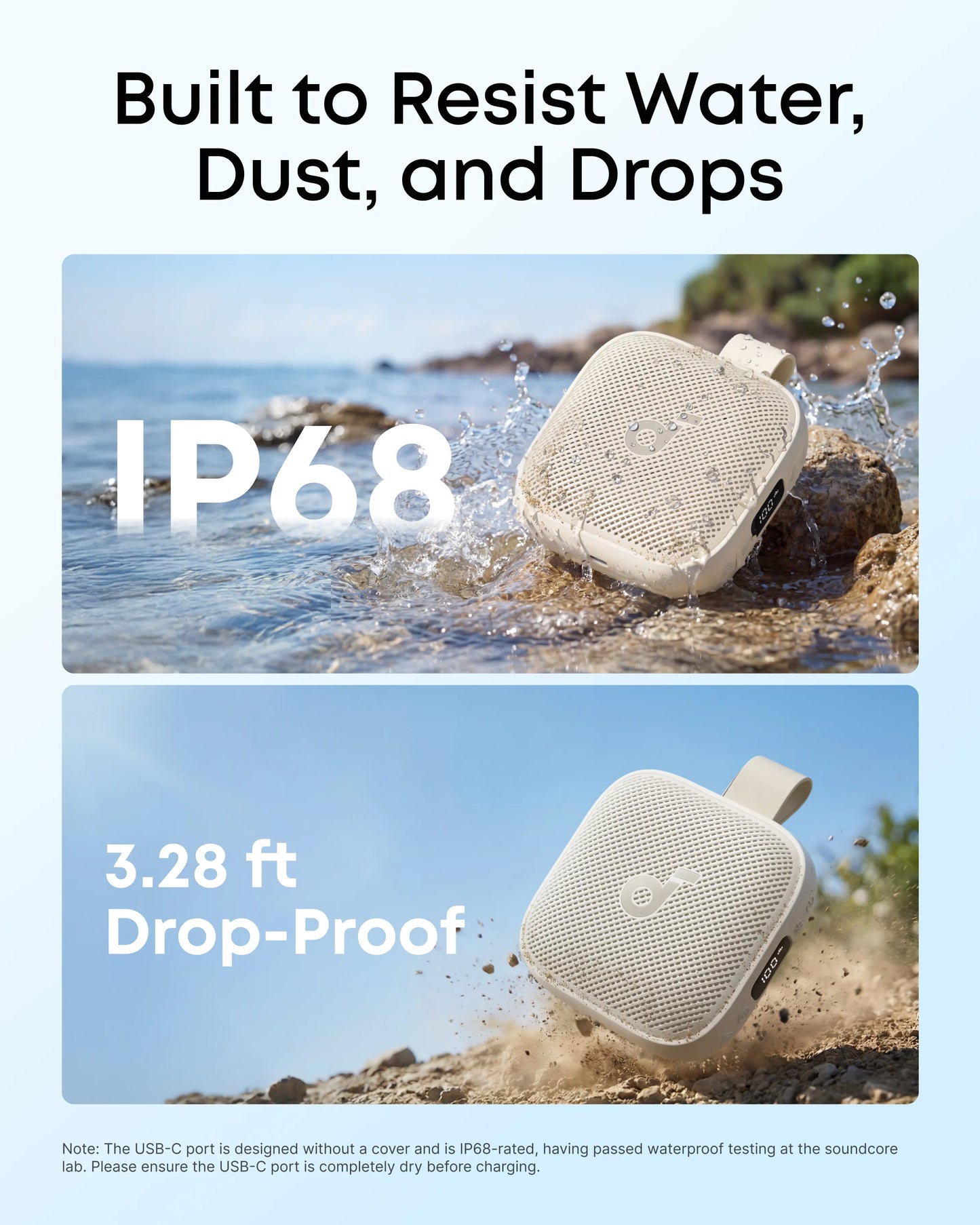 soundcore Boom Go 3i | Przenośny głośnik Bluetooth zapewniający mocny bas