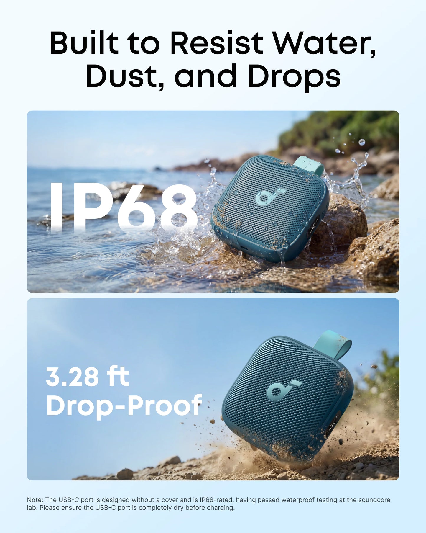 soundcore Boom Go 3i | Przenośny głośnik Bluetooth zapewniający mocny bas