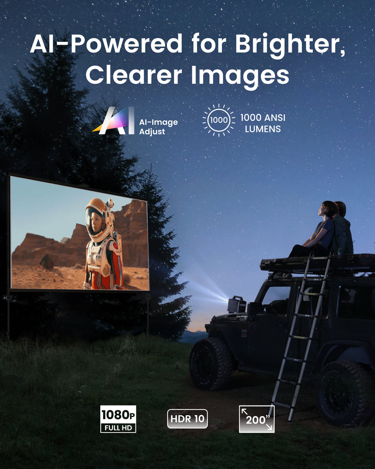 soundcore Nebula Mars 3 | Outdoor Projector with Long Playtime