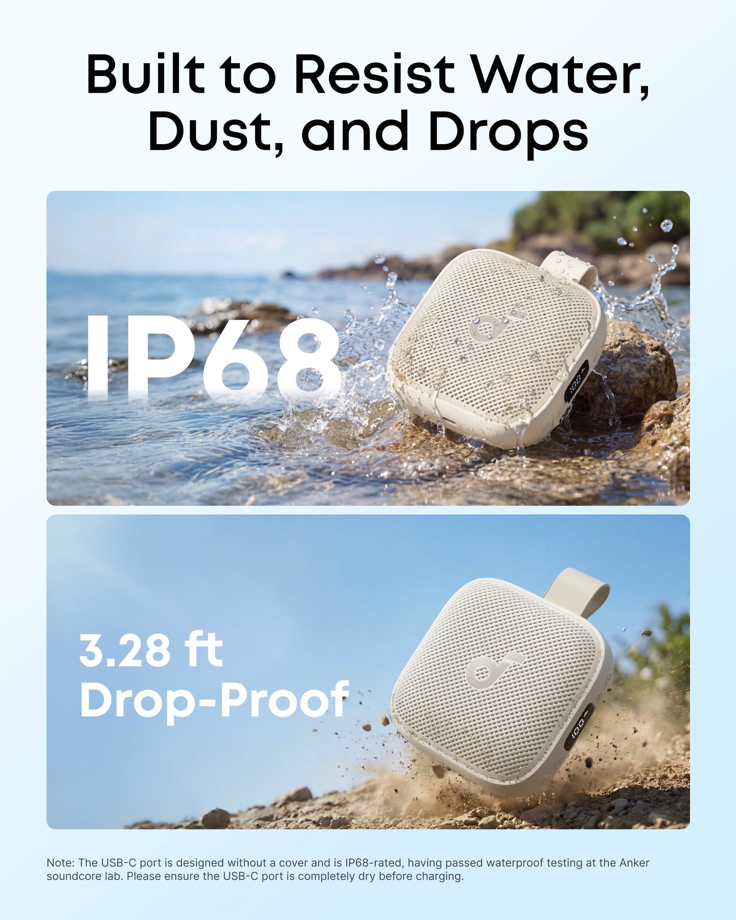 soundcore Boom Go 3i | Przenośny głośnik Bluetooth zapewniający mocny bas