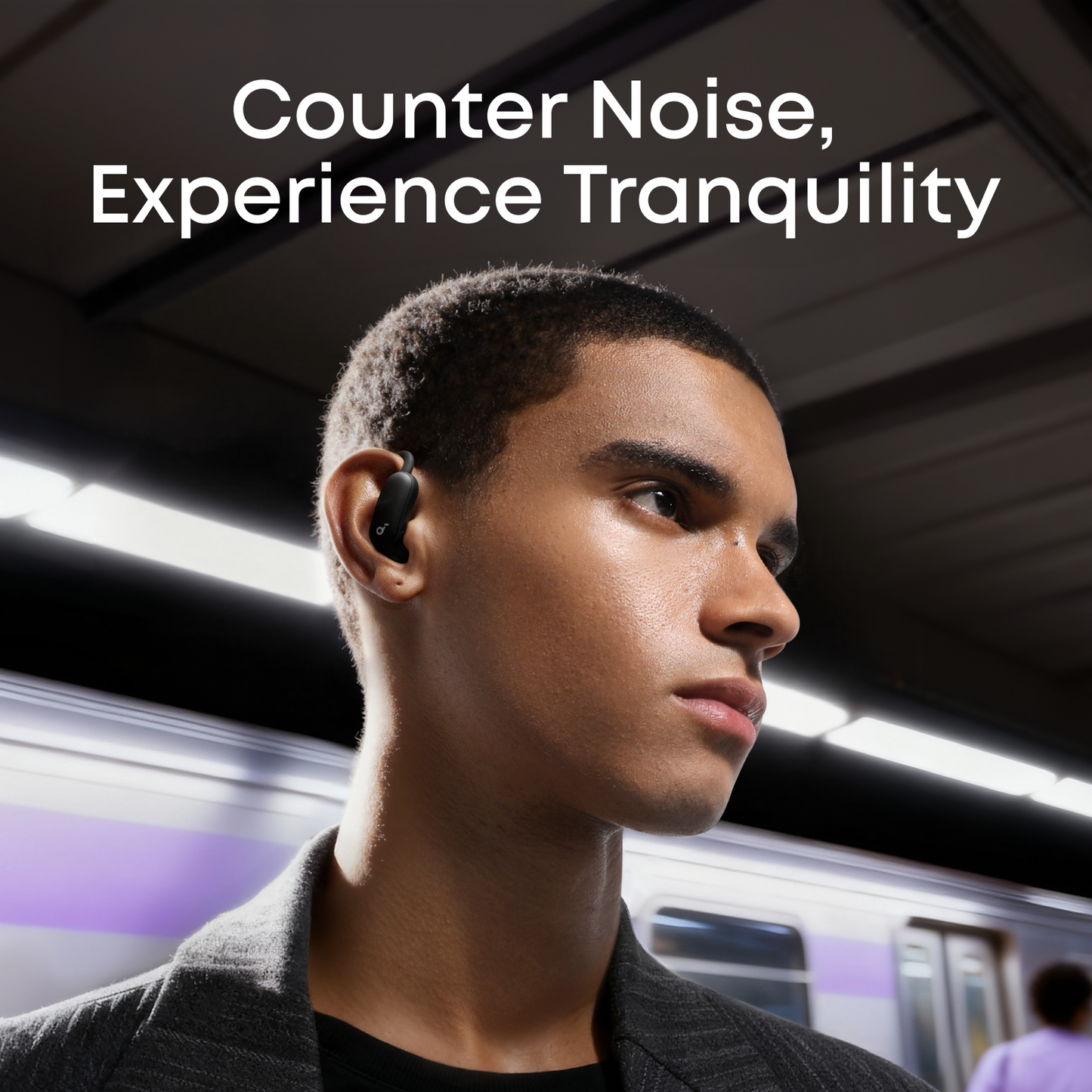 AeroFit 2 Pro｜Dual-Form Earbuds with Open-Ear and Active Noise Cancellation Form